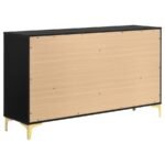 KENDALL 5-PIECE QUEEN BEDROOM SET BLACK - Image 8