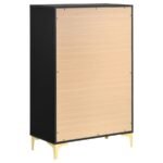 KENDALL 5-PIECE QUEEN BEDROOM SET BLACK - Image 12