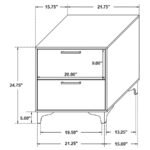 KENDALL 5-PIECE QUEEN BEDROOM SET BLACK - Image 16