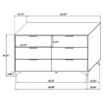 KENDALL 5-PIECE QUEEN BEDROOM SET BLACK - Image 17