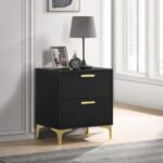 KENDALL 2-DRAWER NIGHTSTAND BLACK - Image 2