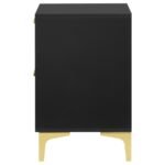 KENDALL 2-DRAWER NIGHTSTAND BLACK - Image 5