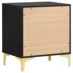 KENDALL 2-DRAWER NIGHTSTAND BLACK - Image 6