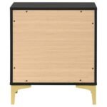 KENDALL 2-DRAWER NIGHTSTAND BLACK - Image 7
