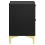 KENDALL 2-DRAWER NIGHTSTAND BLACK - Image 9