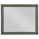 LILITH DRESSER MIRROR DISTRESSED GREY - Image 3