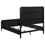 BROOKMEAD 5-PIECE UPHOLSTERED QUEEN BEDROOM SET BLACK - Image 4