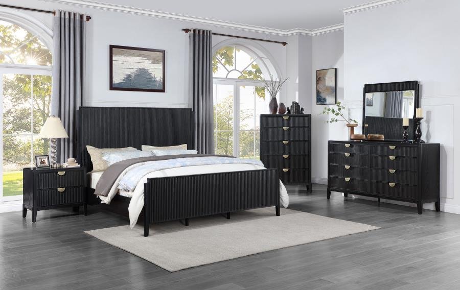 224711Q-S5_01x900.jpg BROOKMEAD 5-PIECE QUEEN BEDROOM SET BLACK - Image 1