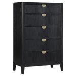 BROOKMEAD 5-PIECE QUEEN BEDROOM SET BLACK - Image 11