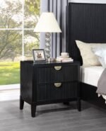BROOKMEAD 2-DRAWER NIGHTSTAND BLACK - Image 2