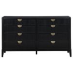BROOKMEAD 8-DRAWER DRESSER BLACK - Image 3