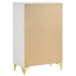 LUCIA 5-PIECE QUEEN BEDROOM SET BEIGE AND WHITE - Image 12