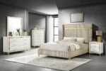 LUCIA 2-DRAWER NIGHTSTAND BEDSIDE TABLE WHITE - Image 14