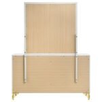 LUCIA 6-DRAWER DRESSER WITH MIRROR WHITE - Image 7