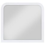 ANASTASIA DRESSER MIRROR PEARL WHITE - Image 3
