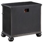 CELINA 3-DRAWER NIGHTSTAND BLACK - Image 6