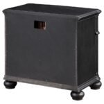 CELINA 3-DRAWER NIGHTSTAND BLACK - Image 8