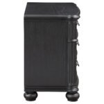 CELINA 3-DRAWER NIGHTSTAND BLACK - Image 9