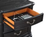 CELINA 3-DRAWER NIGHTSTAND BLACK - Image 10