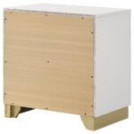 CARAWAY 2-DRAWER NIGHTSTAND WHITE - Image 8