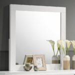 CARAWAY DRESSER MIRROR WHITE - Image 2