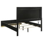 CARAWAY 5-PIECE QUEEN BEDROOM SET BLACK - Image 4