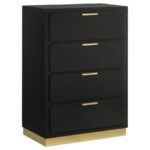 CARAWAY 5-PIECE QUEEN BEDROOM SET BLACK - Image 11