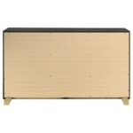 CARAWAY 6-DRAWER DRESSER BLACK - Image 7
