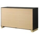 CARAWAY 6-DRAWER DRESSER BLACK - Image 8