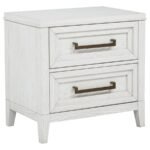 MARIELLE 5-PIECE QUEEN BEDROOM SET DISTRESSED WHITE - Image 5