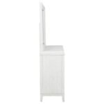 MARIELLE 6-DRAWER DRESSER WITH MIRROR DISTRESSED WHITE - Image 9