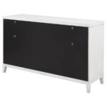 MARIELLE 6-DRAWER BEDROOM DRESSER DISTRESSED WHITE - Image 8