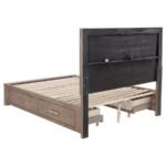 KENORA 5-PIECE QUEEN BEDROOM SET BARLEY BROWN - Image 4