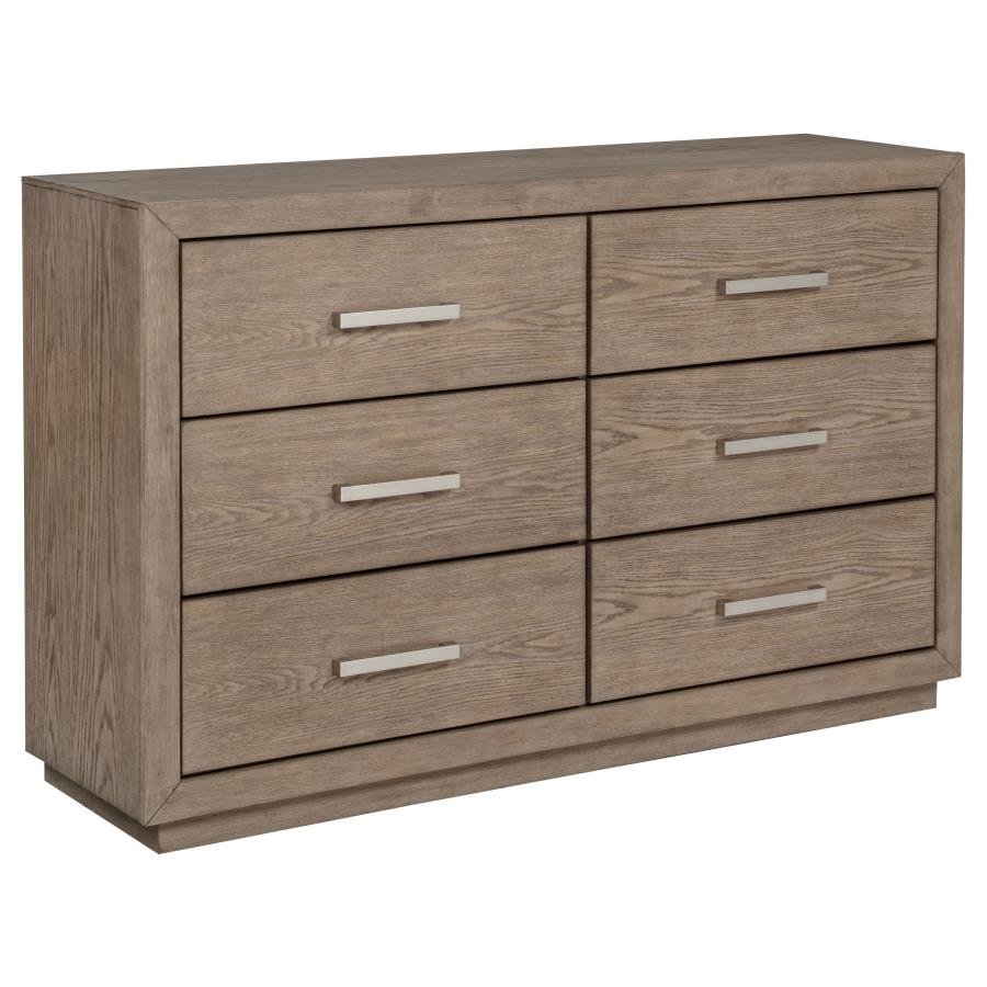 224853_02x900.jpg KENORA 6-DRAWER DRESSER BARLEY BROWN - Image 1