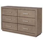 KENORA 6-DRAWER DRESSER BARLEY BROWN - Image 4