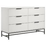 SONORA 5-PIECE QUEEN BEDROOM SET WHITE - Image 7