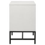 SONORA 2-DRAWER NIGHTSTAND BEDSIDE TABLE WHITE - Image 9