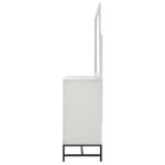 SONORA 6-DRAWER DRESSER WITH MIRROR WHITE - Image 5
