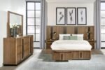 TERRACE 5-PIECE QUEEN PANEL BEDROOM SET ASH BROWN