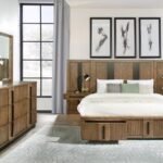 TERRACE 5-PIECE QUEEN PANEL BEDROOM SET ASH BROWN