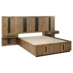 TERRACE 5-PIECE QUEEN PANEL BEDROOM SET ASH BROWN - Image 3