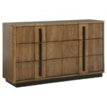 TERRACE 5-PIECE QUEEN PANEL BEDROOM SET ASH BROWN - Image 5