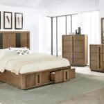 TERRACE 5-PIECE QUEEN BEDROOM SET ASH BROWN