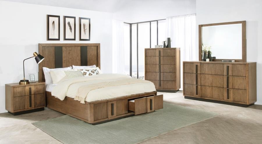 224900Q-S5_01x900.jpg TERRACE 5-PIECE QUEEN BEDROOM SET ASH BROWN - Image 1
