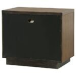 TERRACE 2-DRAWER NIGHTSTAND BEDSIDE TABLE ASH BROWN - Image 8