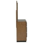 TERRACE 6-DRAWER DRESSER AND MIRROR ASH BROWN - Image 9