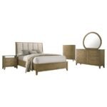 GRANADA 5-PIECE QUEEN BEDROOM SET NATURAL PINE - Image 2