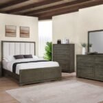 GRAN PARK 5-PIECE QUEEN BEDROOM SET DARK COCOA