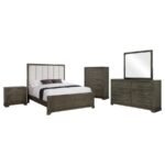 GRAN PARK 5-PIECE QUEEN BEDROOM SET DARK COCOA - Image 2