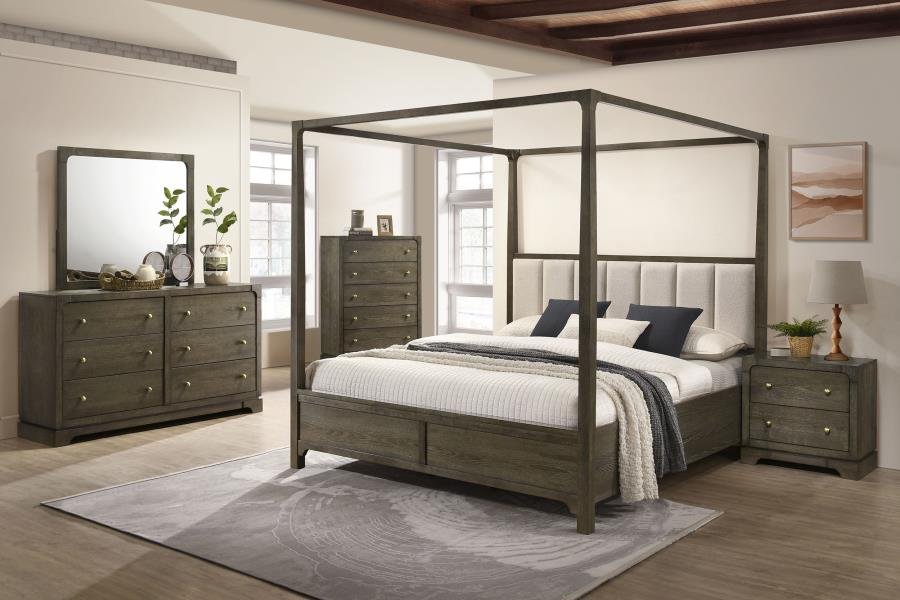 224931Q-S5_01x900.jpg GRAN PARK 5-PIECE QUEEN BEDROOM SET DARK COCOA - Image 1